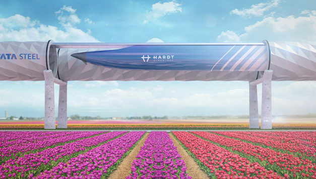 Tata Steel visar upp stålrörsteknik för Hyperloop