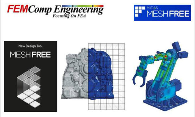 FEMComp presenterar ett nytt designverktyg – midas MESHFREE.