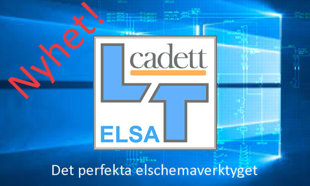 cadett ELSA LT – nytt lågprisprogram för elschema från cadett