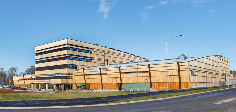 Nya, spännande limträbyggnader i Sverige