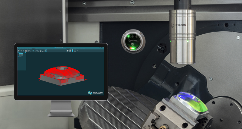 Världens första trådlösa laserscanner för mätning av detaljer inuti CNC-maskiner eliminerar delinspektion och justering av flaskhalsar