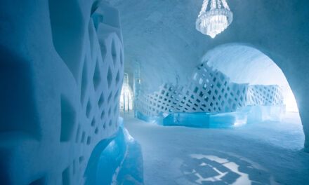 Icehotel satsar på framtidens eldrivna snöskotrar med Vidde