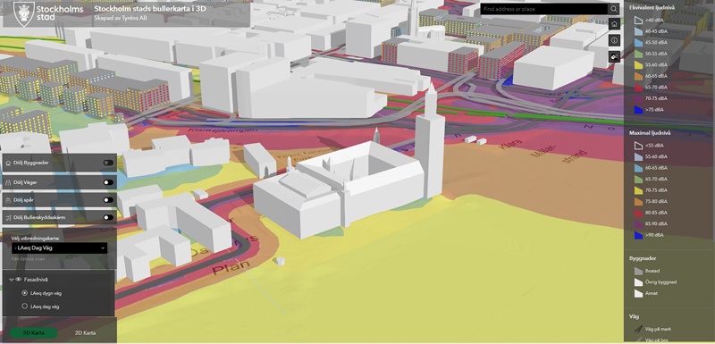 Ny 3D-karta visar Stockholms oljudshärdar