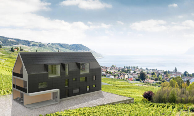 Swisspearl lanserar Sunskin: Estetiska solcellsmoduler för tak och fasad