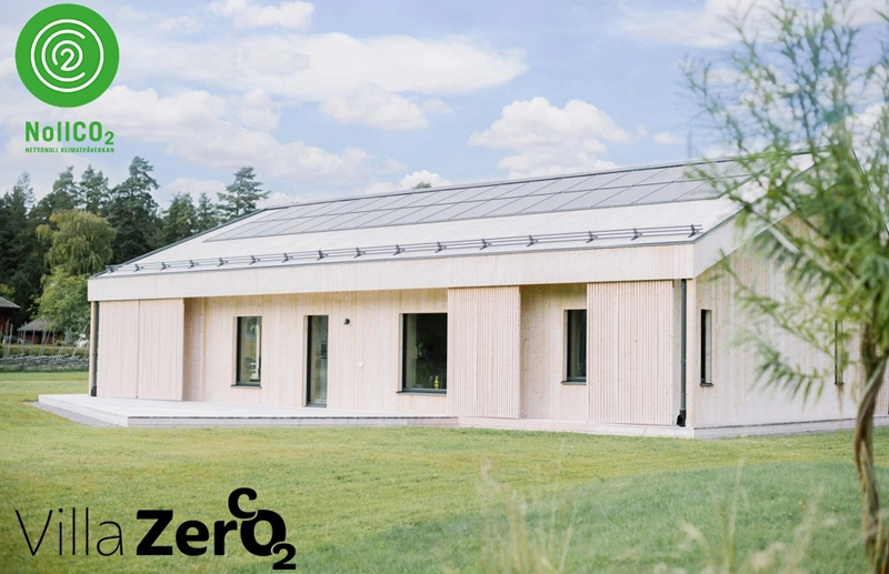 Villazero certifierat som en byggnad med nettonoll klimatpåverkan