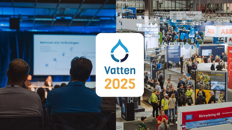 Mötesplats Vatten2025 – nationell vattenstrategi och krisberedskap när nyckelaktörer möts på Svenska Mässan
