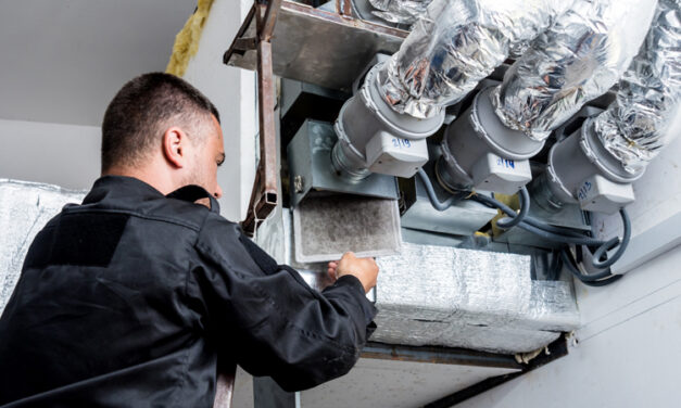 Industriell luftrenare som komplement till ventilation